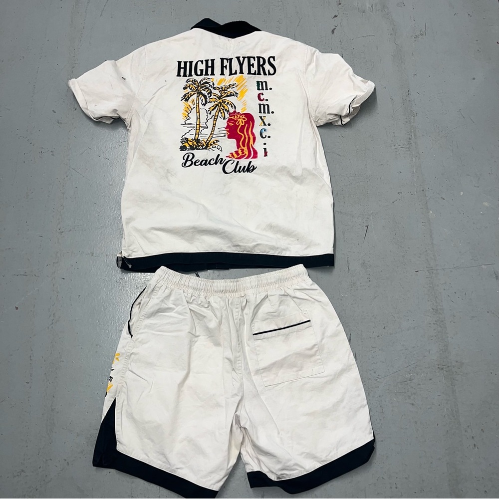 Smoke rise High Flyers Beach Club Shirt and Shorts Set